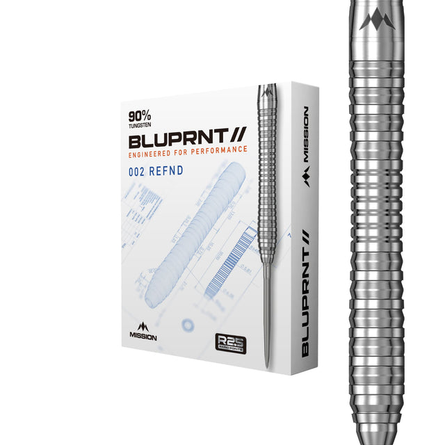 Mission BLUPRNT R2.5 Darts - Steel Tip - 90% Tungsten - REFND