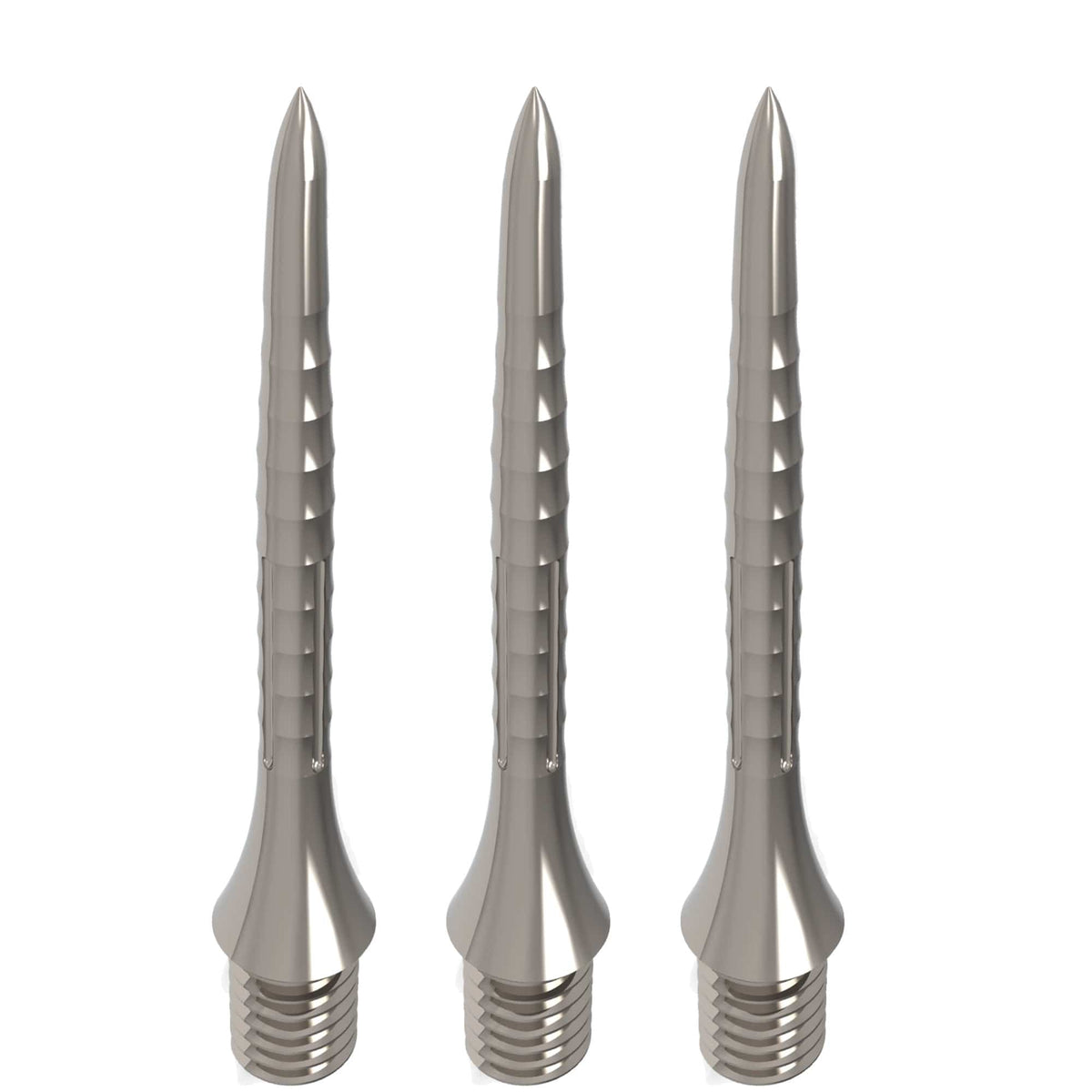 Caliburn Bamboo Conversion Points - Screw In - Soft Tip to Steel Tip - Silver