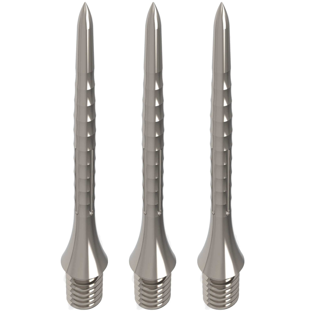 Caliburn Bamboo Conversion Points - Screw In - Soft Tip to Steel Tip - Silver