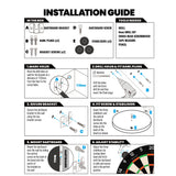 Caliburn AVA360 Dartboard - Professional - Ultra Thin Wiring