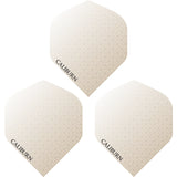 Caliburn Dart Flights - 100 Micron - Standard No2 - Logo - White