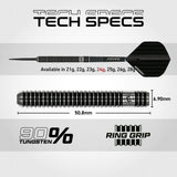 Winmau Blackout Darts - Steel Tip - 90% Tungsten - Style 2