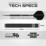 Winmau Blackout Darts - Steel Tip - 90% Tungsten - Style 2