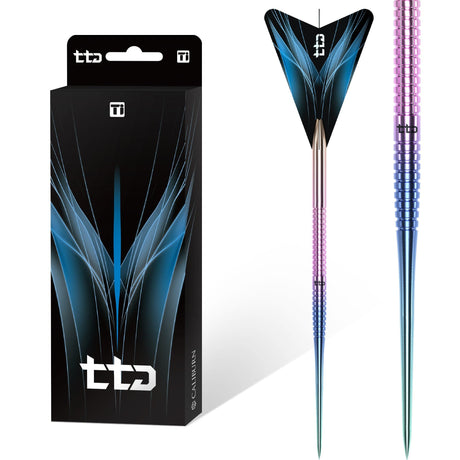 Caliburn TTD Darts - Complete Titanium Dart - T1 - Rainbow 5g
