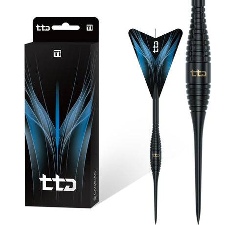 Caliburn TTD Darts - Complete Titanium Dart - T2 - Black 6g