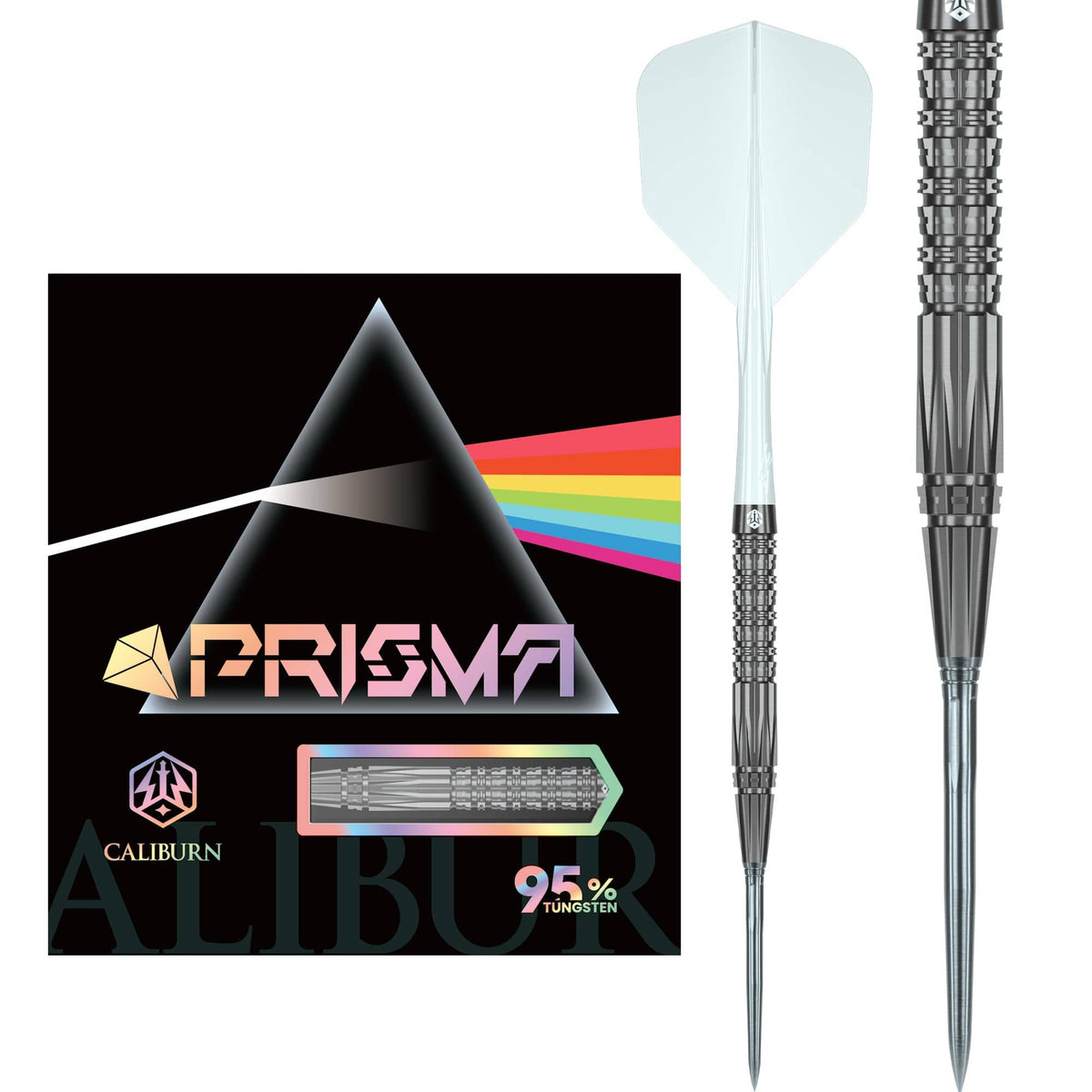 Caliburn Prisma Darts - Steel Tip - 95% Tungsten - P2 20.5g