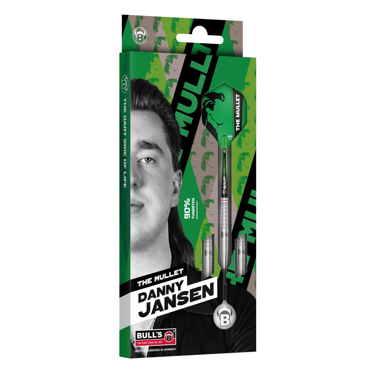 BULL'S Danny Jansen Darts - Steel Tip - 90% Tungsten - G2