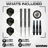 Winmau Michael van Gerwen Darts - Steel Tip - 90% Tungsten - Signature
