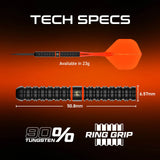 Winmau Emma Paton Darts - Steel Tip - 90% Tungsten - 23g 23g