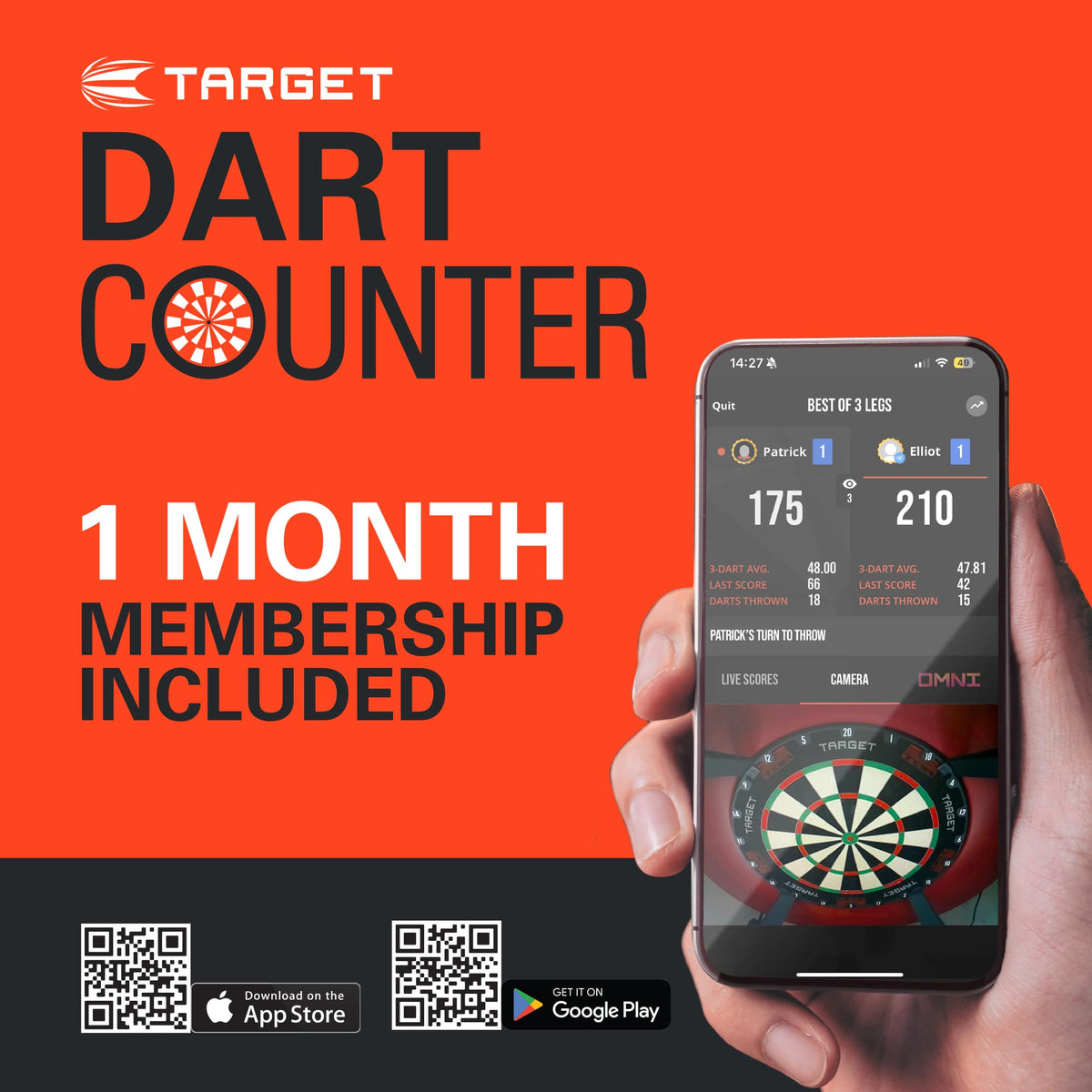 Target Bolide Envy Darts - Steel Tip - 90% Tungsten - 01