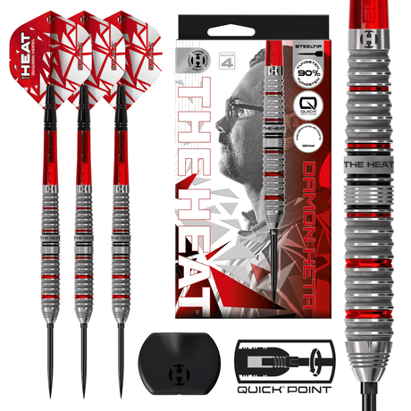 Harrows Damon Heta Darts - Steel Tip - 90% Tungsten - Series 4