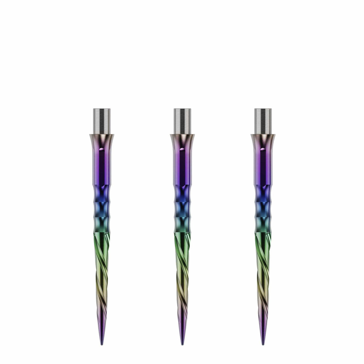 Caliburn Evo Dart Points - Spiro - No Lip - Rainbow
