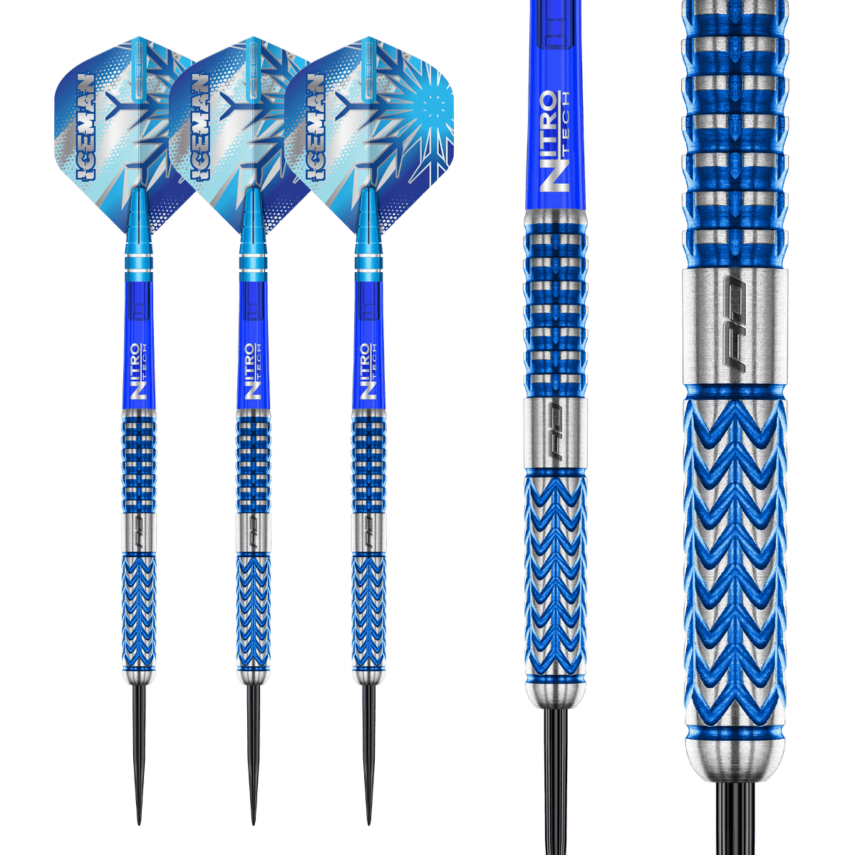 Red Dragon Gerwyn Price Darts - Steel Tip - 90% Tungsten - Glacier