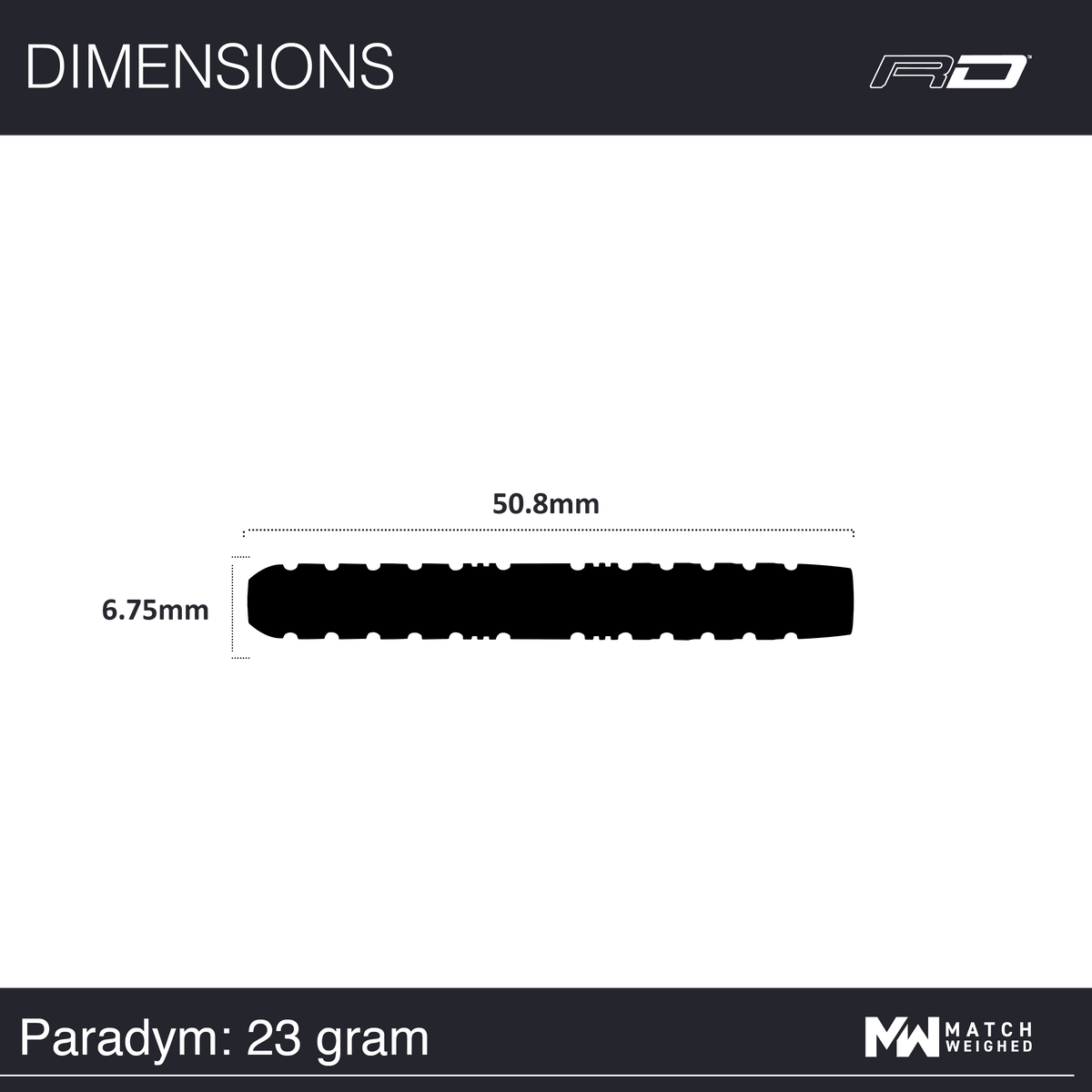 Red Dragon Paradym Darts - Steel Tip - 90% Tungsten - Parallel