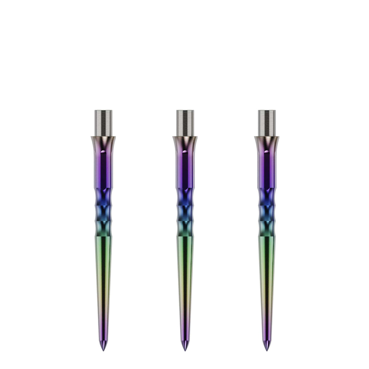 Caliburn Evo Dart Points - Ripple - No Lip - Rainbow