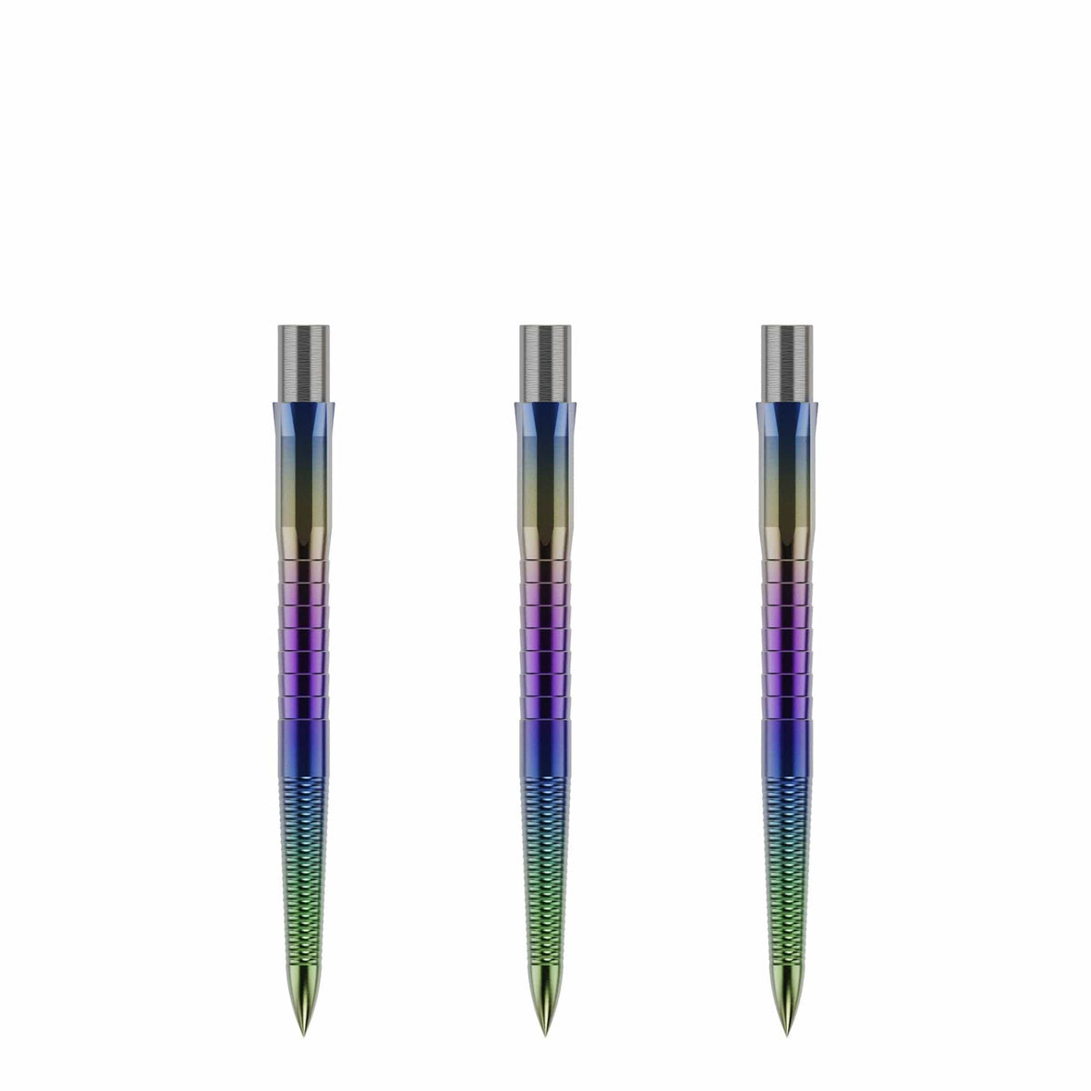 Caliburn Evo Dart Points - Micro Grip - Rainbow