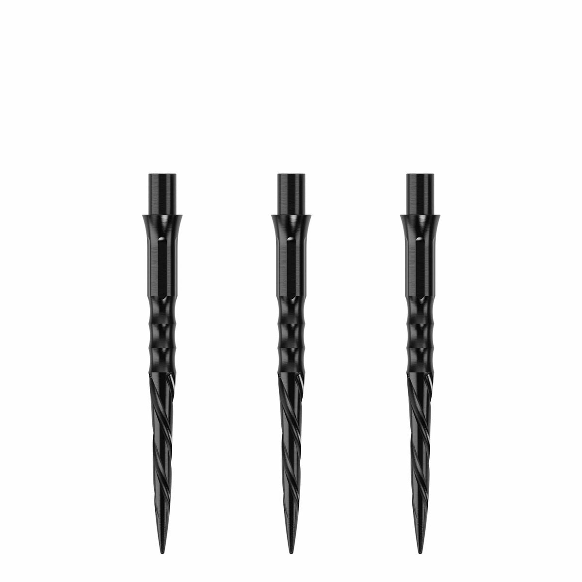 Caliburn Evo Dart Points - Spiro - No Lip - Black