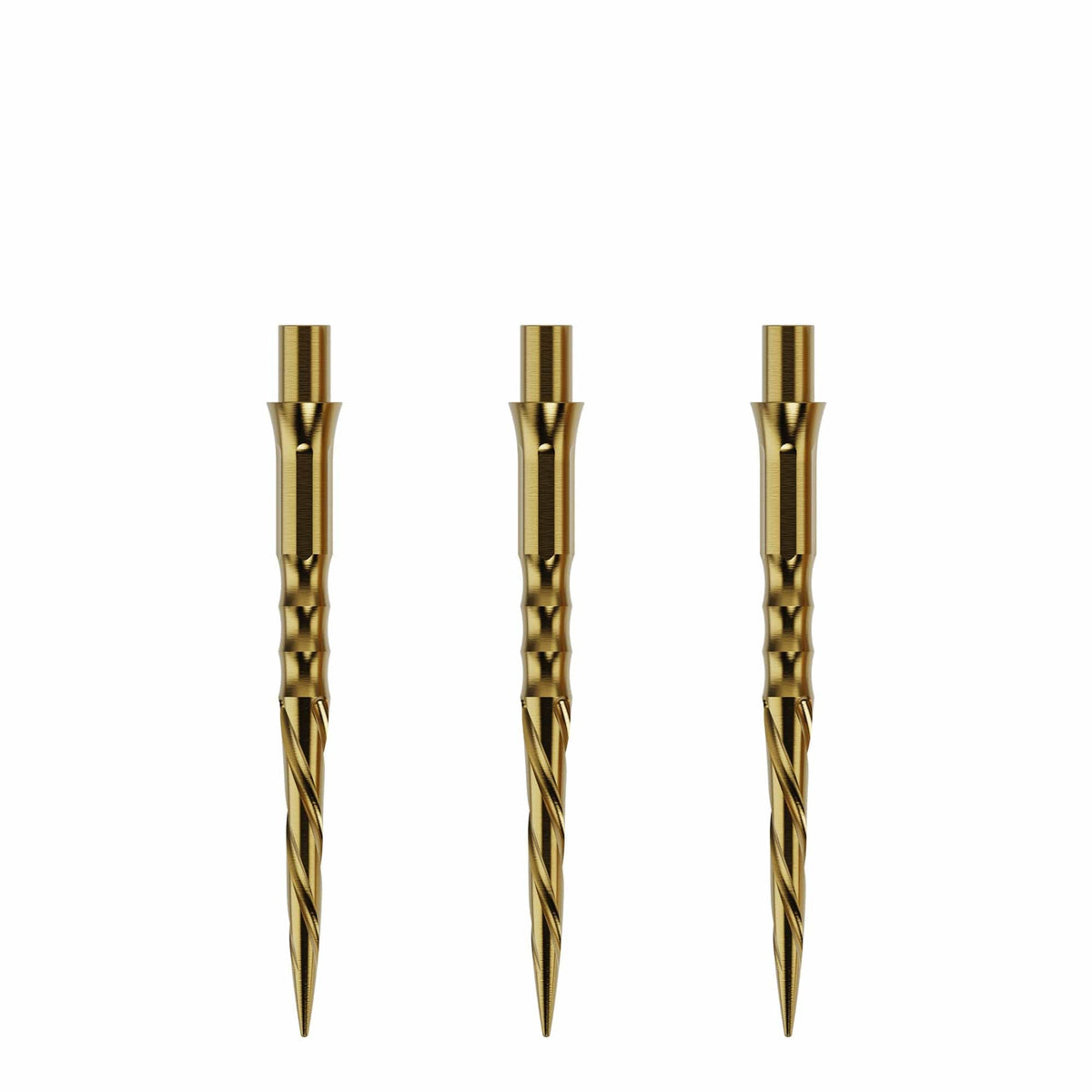Caliburn Evo Dart Points - Spiro - No Lip - Gold