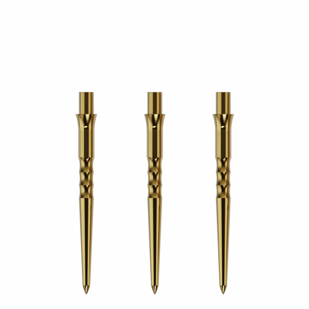 Caliburn Evo Dart Points - Ripple - No Lip - Gold