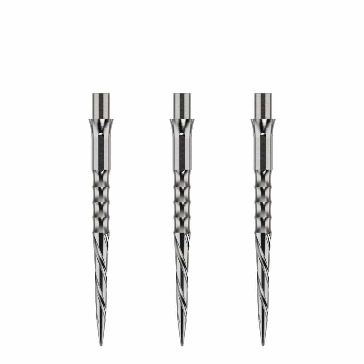 Caliburn Evo Dart Points - Spiro - No Lip - Silver