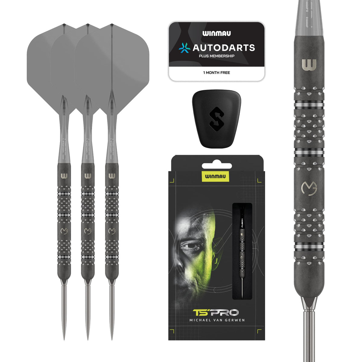 Winmau Michael van Gerwen Switch Darts - Steel Tip - 90% Tungsten - TS-Pro