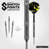 Winmau Michael van Gerwen Switch Darts - Steel Tip - 90% Tungsten - TS