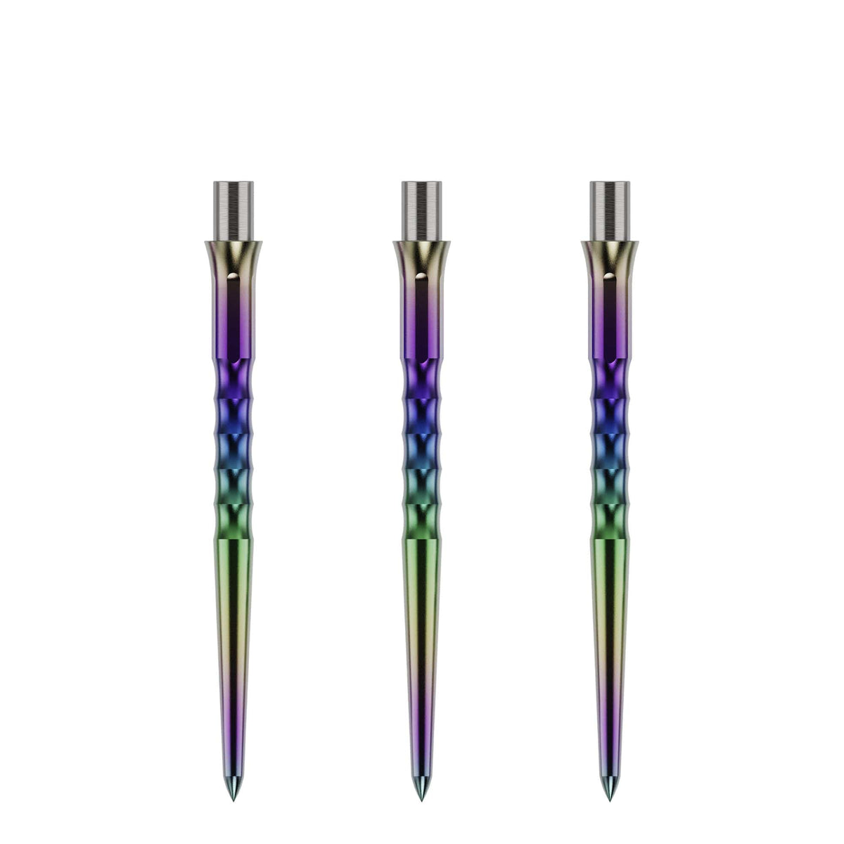 Caliburn Evo Dart Points - Ripple - No Lip - Rainbow