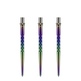 Caliburn Evo Dart Points - Ripple - No Lip - Rainbow