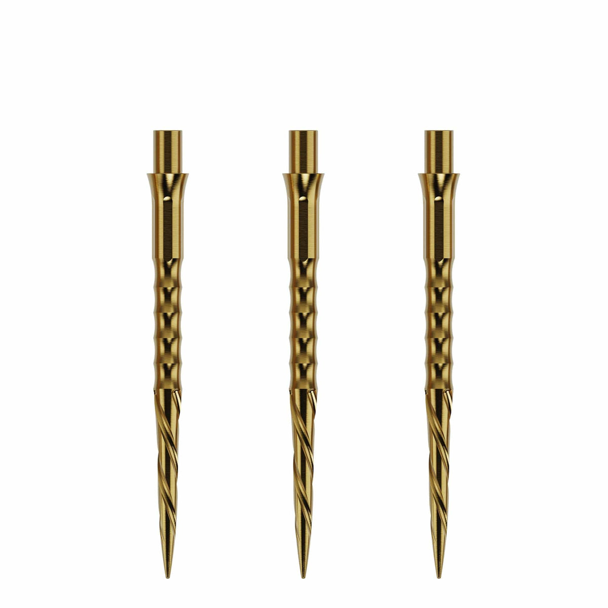 Caliburn Evo Dart Points - Spiro - No Lip - Gold