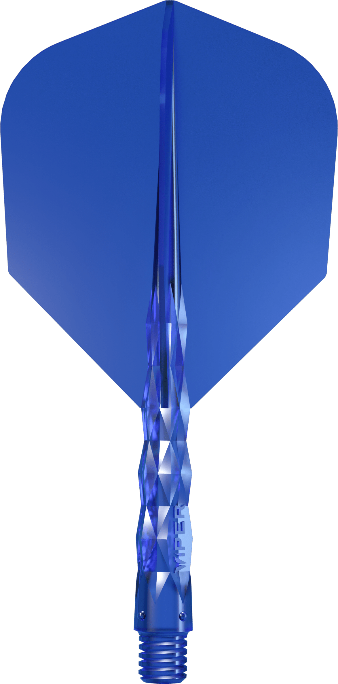Viper Diamond Core Dart Flights - Moulded Flights & Shaft - Standard - Blue