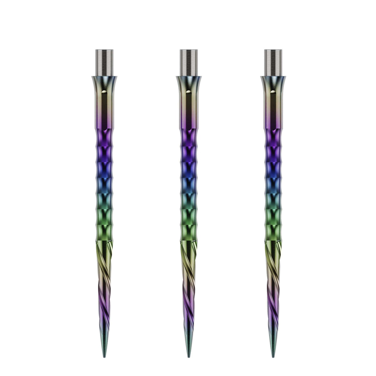 Caliburn Evo Dart Points - Spiro - No Lip - Rainbow