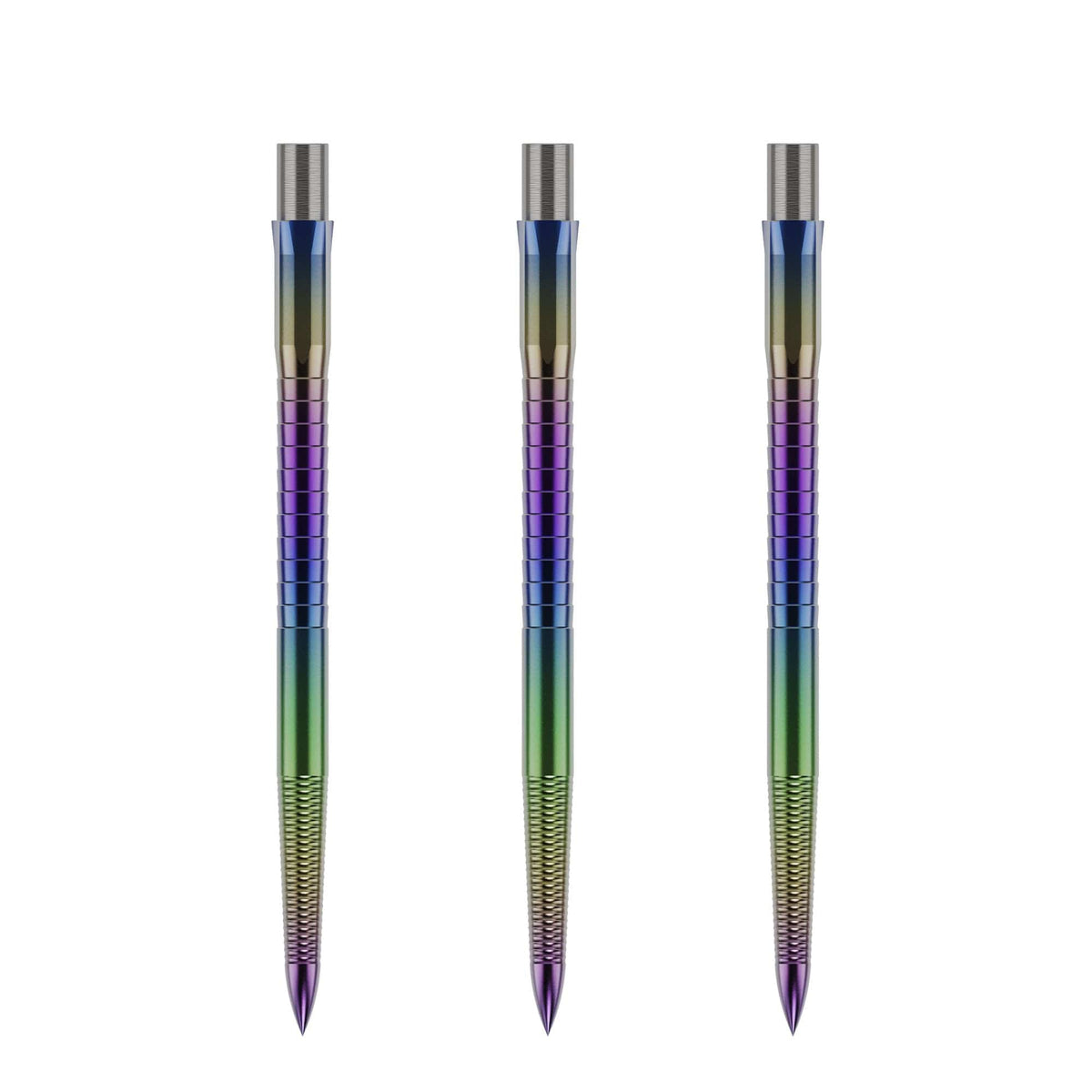 Caliburn Evo Dart Points - Micro Grip - Rainbow
