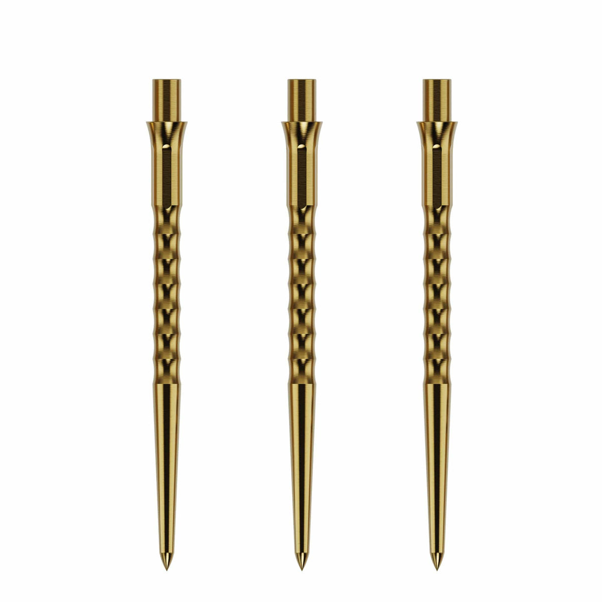 Caliburn Evo Dart Points - Ripple - No Lip - Gold