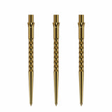 Caliburn Evo Dart Points - Ripple - No Lip - Gold