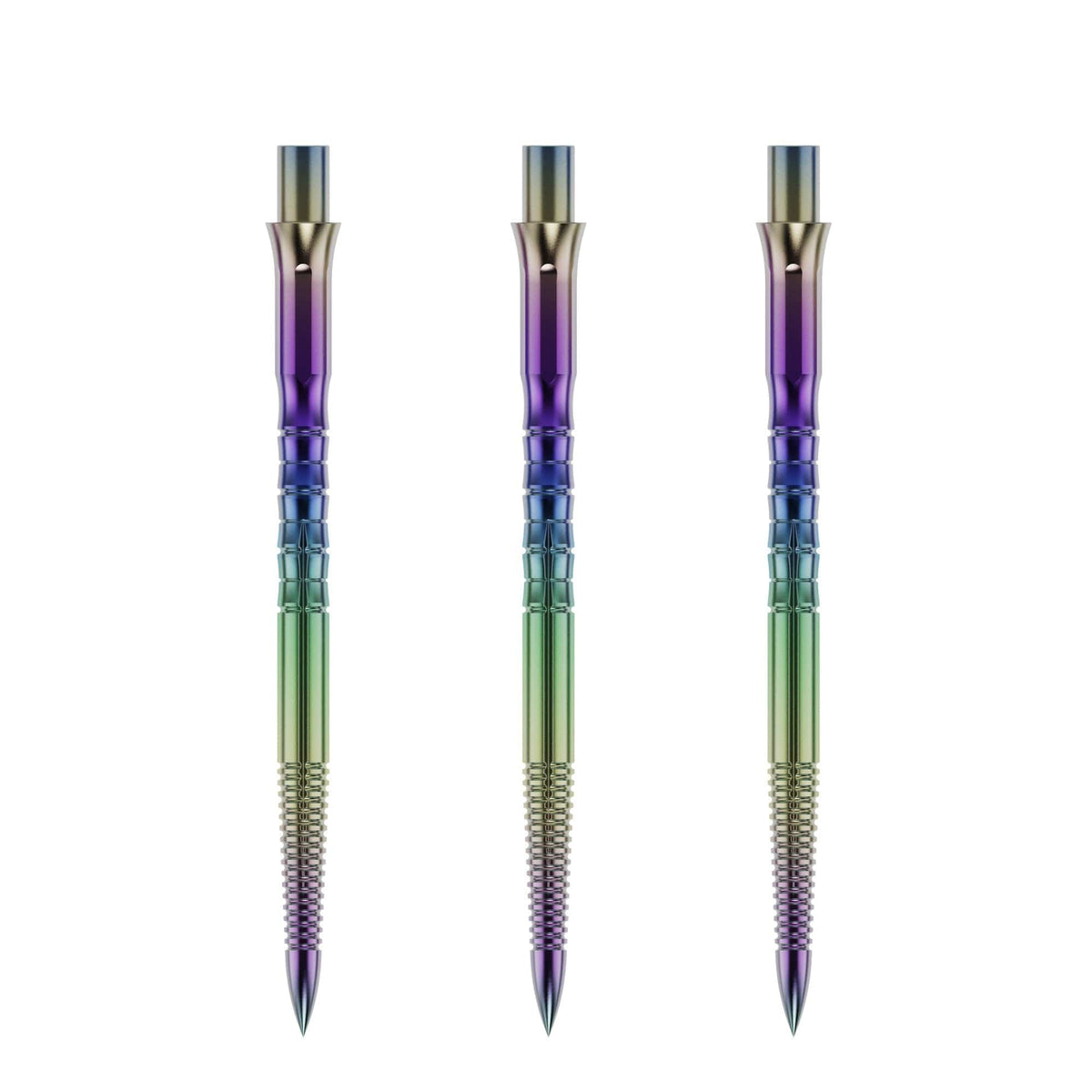 Caliburn Evo Dart Points - Bamboo - Rainbow