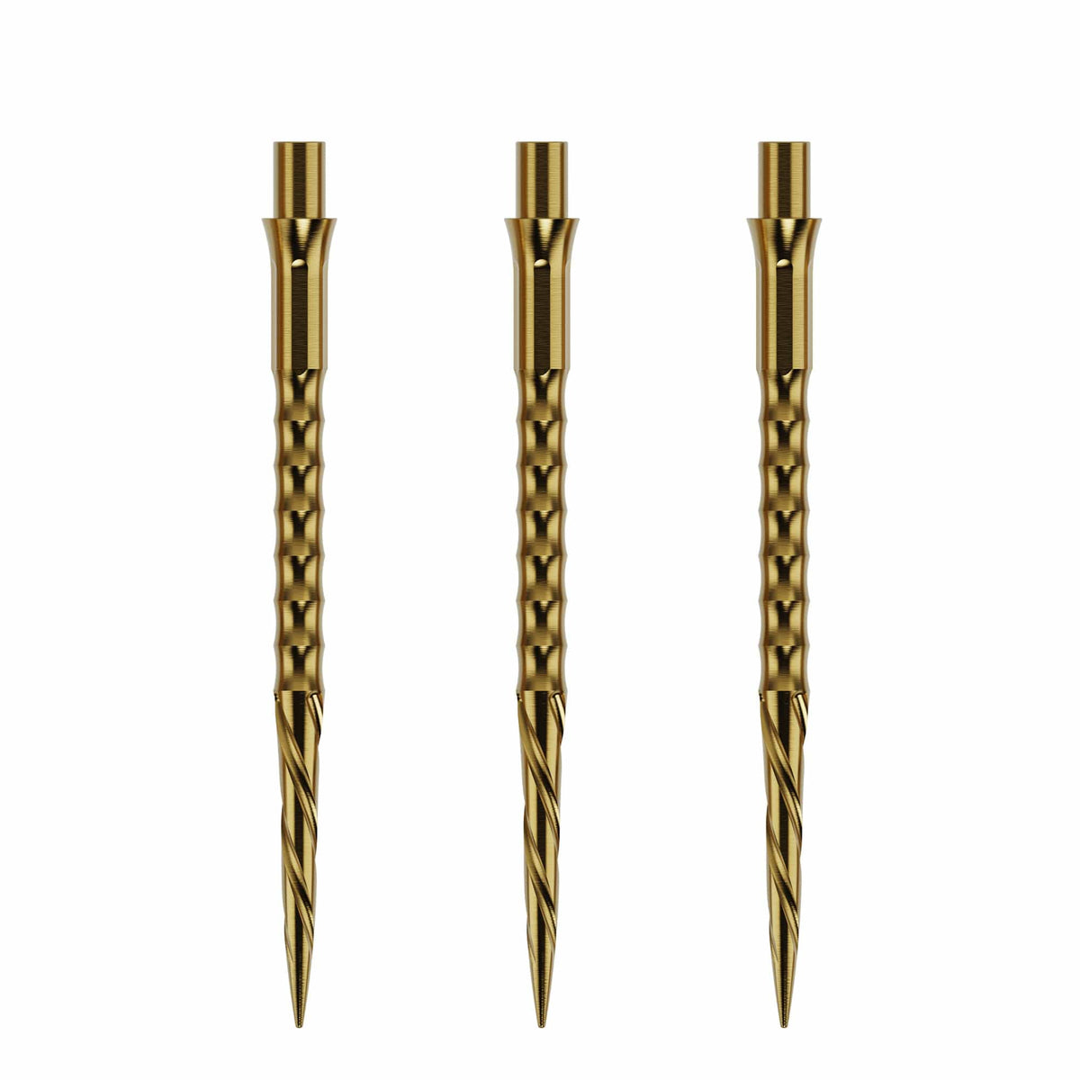 Caliburn Evo Dart Points - Spiro - No Lip - Gold