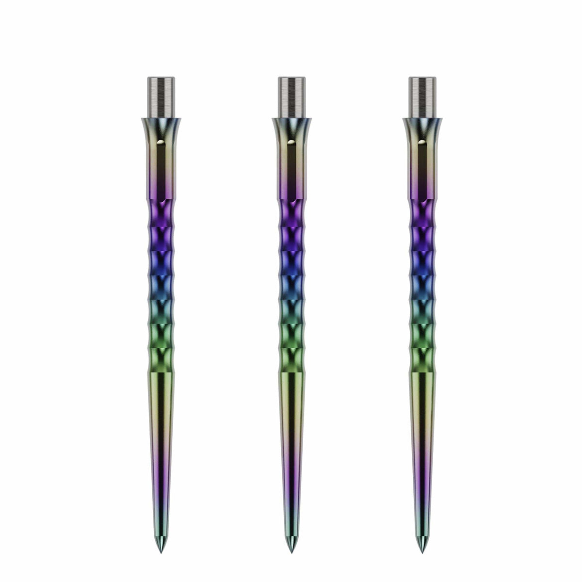 Caliburn Evo Dart Points - Ripple - No Lip - Rainbow
