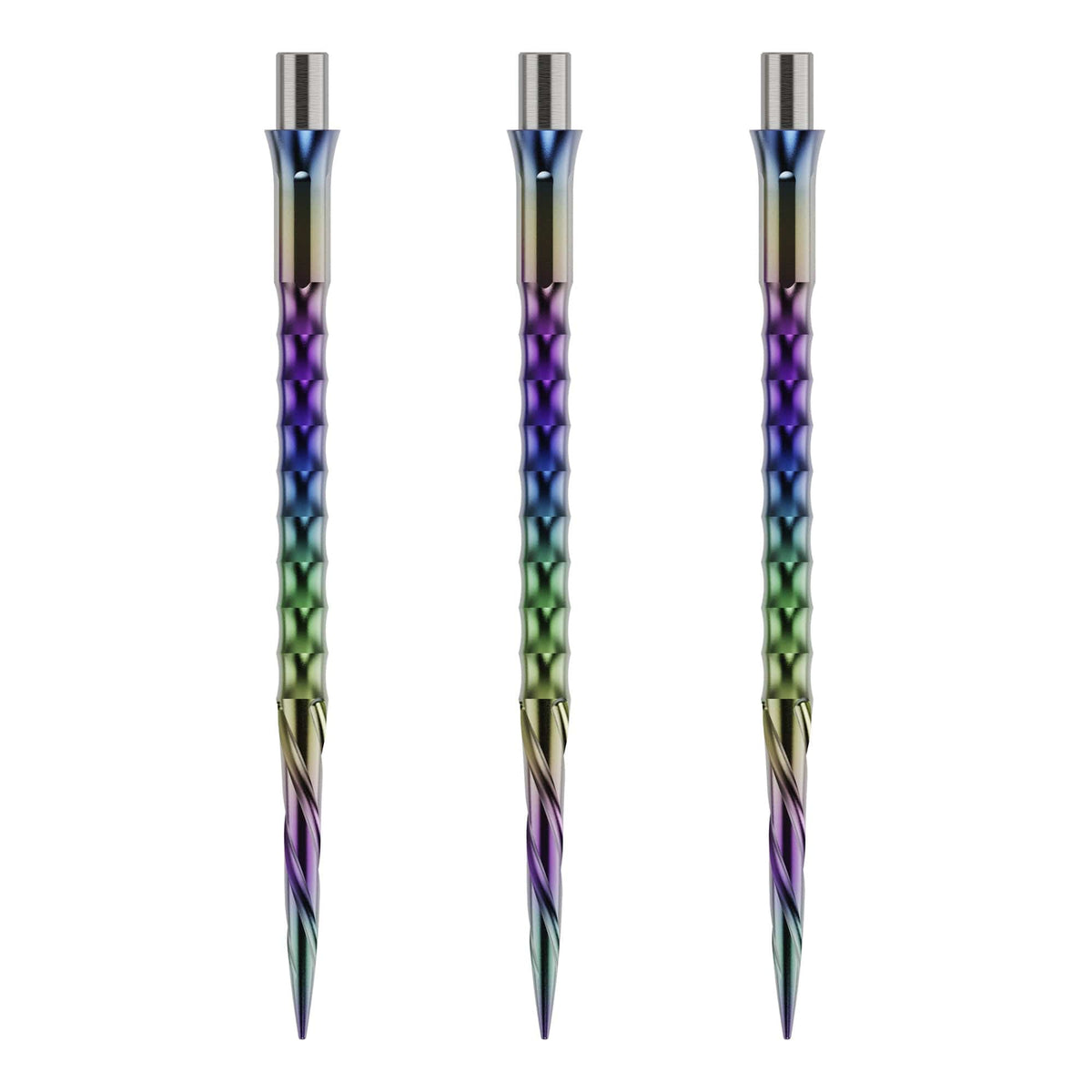 Caliburn Evo Dart Points - Spiro - No Lip - Rainbow