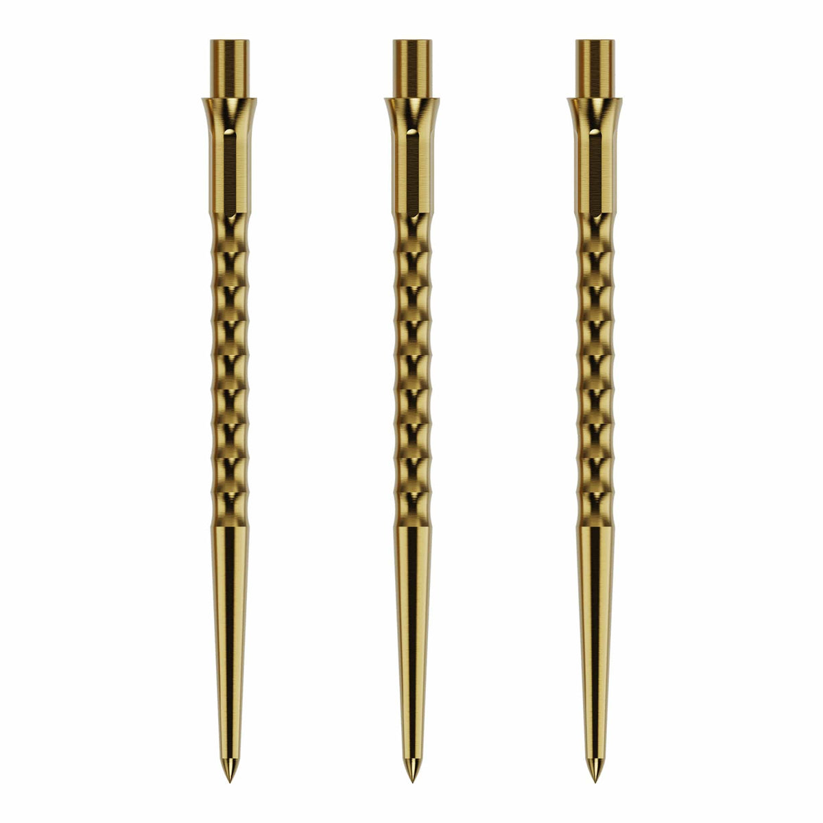 Caliburn Evo Dart Points - Ripple - No Lip - Gold