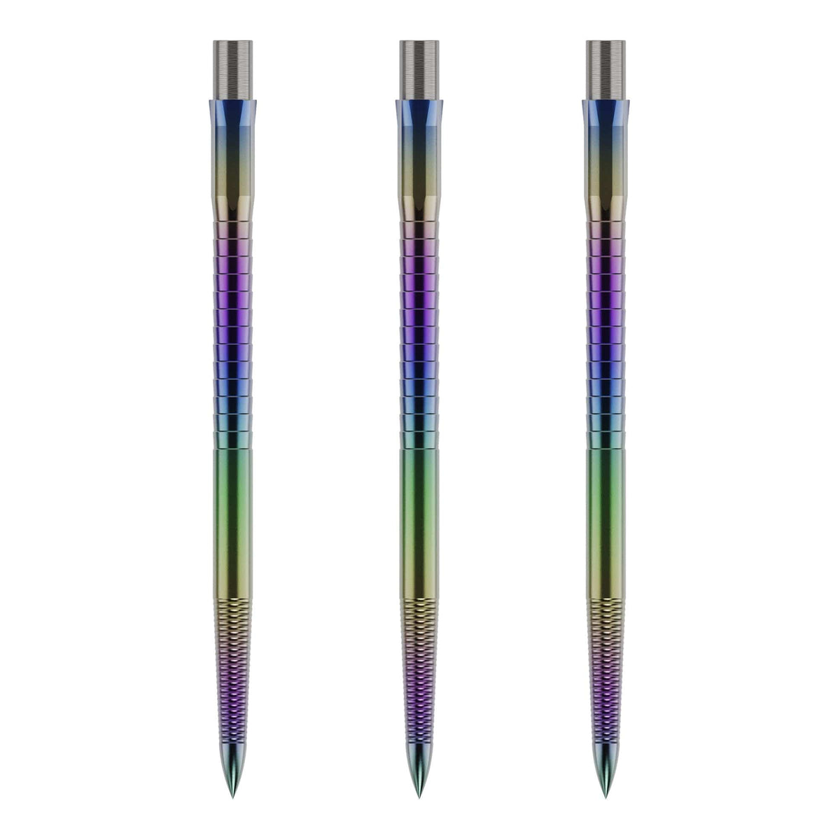 Caliburn Evo Dart Points - Micro Grip - Rainbow