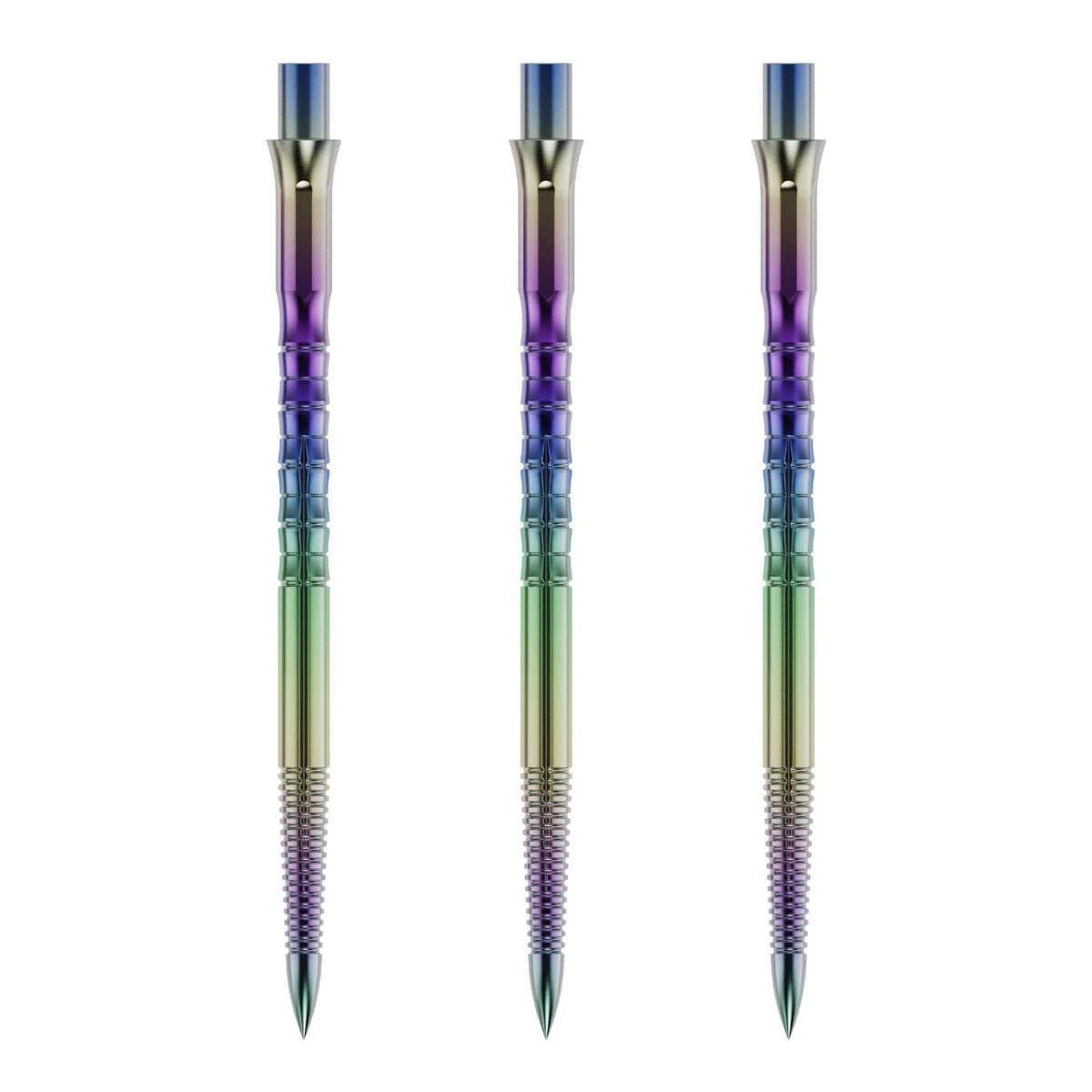 Caliburn Evo Dart Points - Bamboo - Rainbow