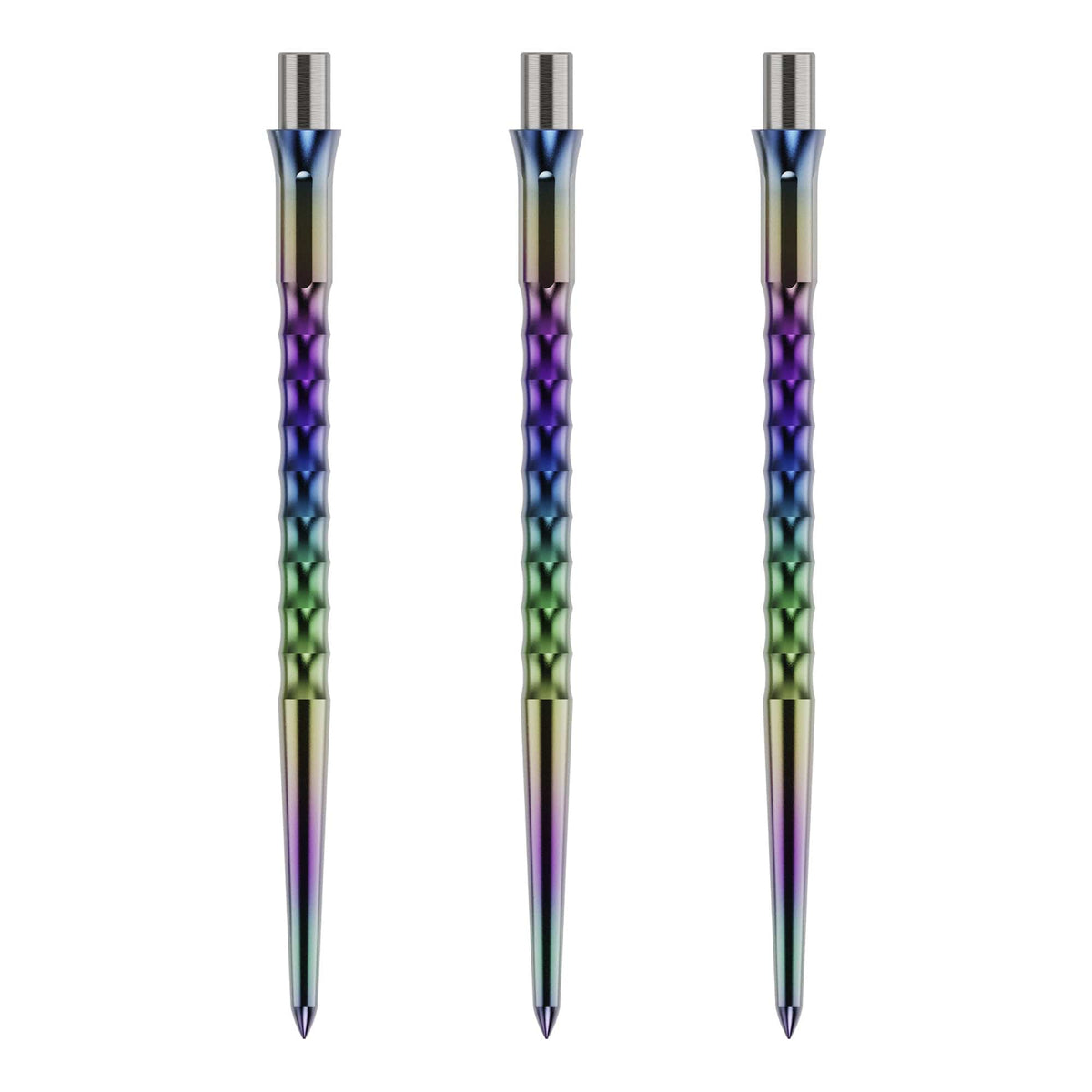 Caliburn Evo Dart Points - Ripple - No Lip - Rainbow