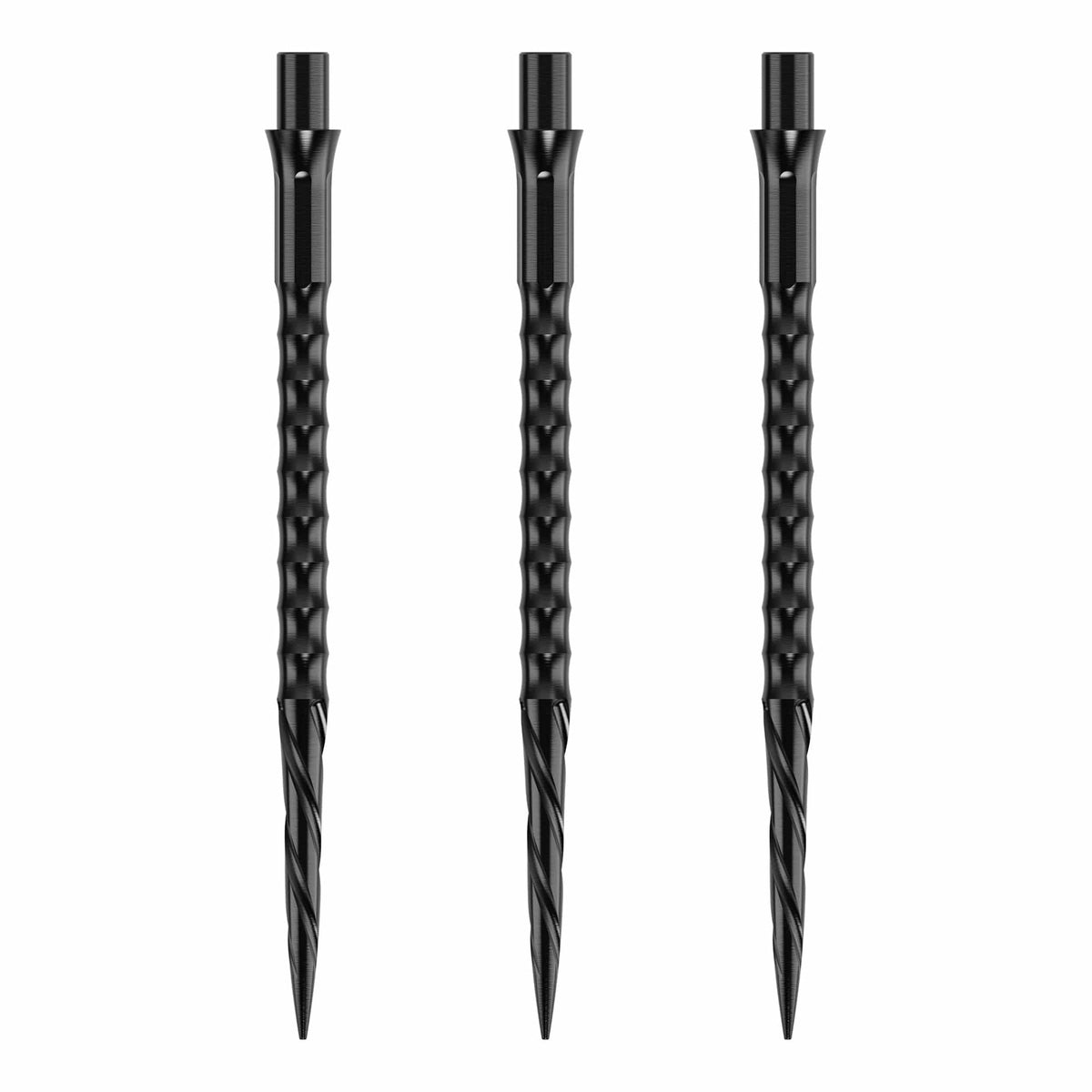 Caliburn Evo Dart Points - Spiro - No Lip - Black