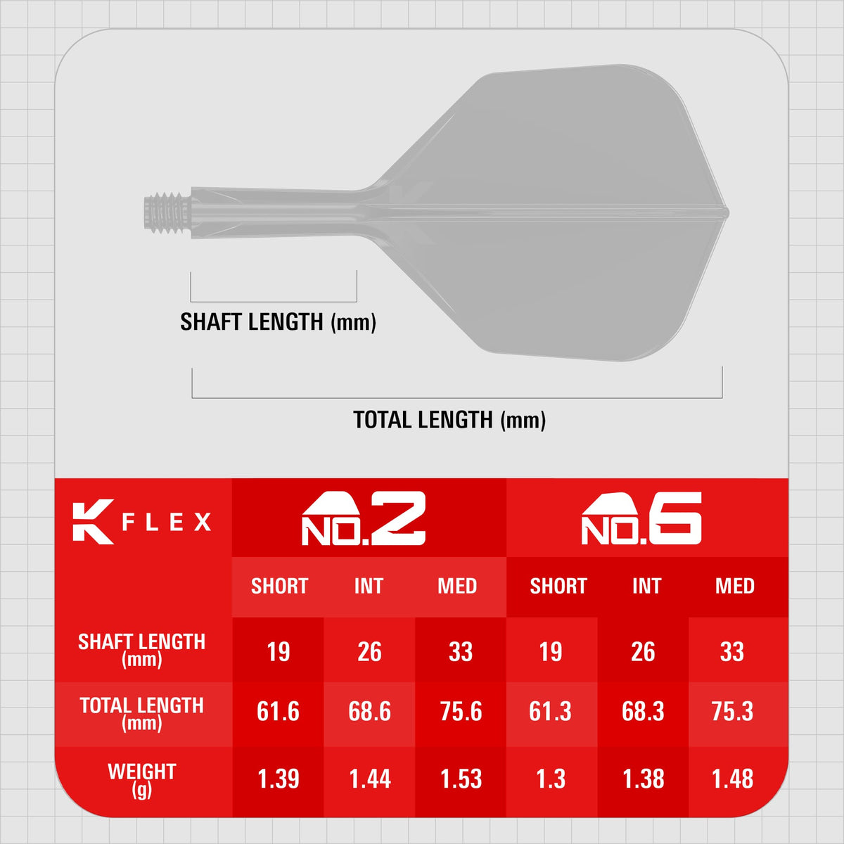 Target K-Flex Dart Flights - You Win