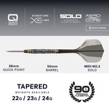 Harrows NX Luxe Darts - Steel Tip - 90% Tungsten - Tapered