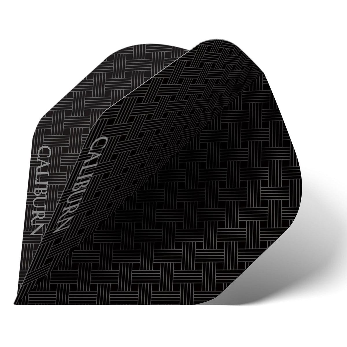 Caliburn Dart Flights - 100 Micron - Standard No2 - Logo - Black