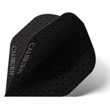 Caliburn Dart Flights - 100 Micron - Standard No2 - Logo - Black