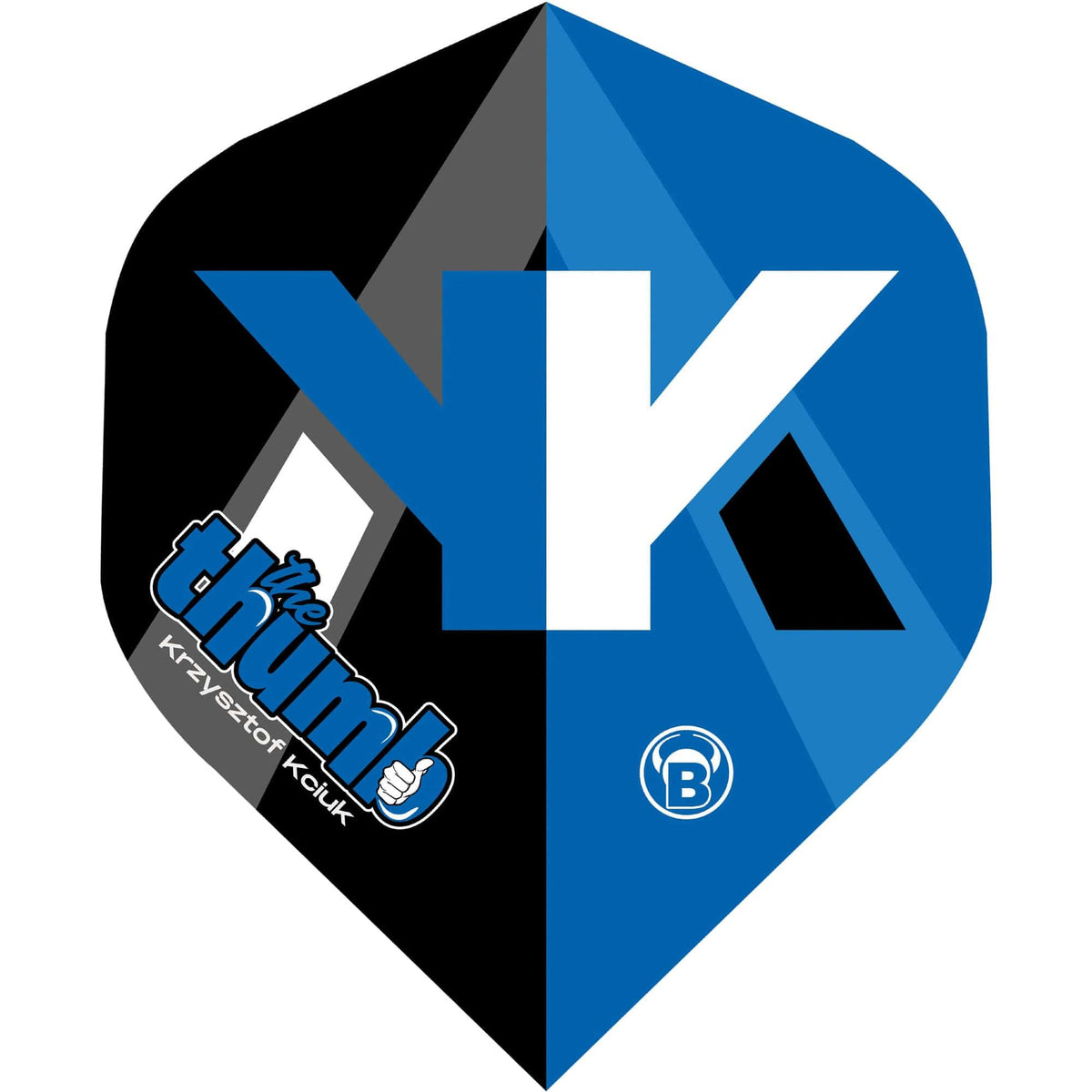 BULL'S Metrixx Dart Flights - 150 Micron - Standard No2 - Krzysztof Kciuk