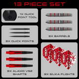 Harrows Damon Heta Darts - Steel Tip - 90% Tungsten - Series 4