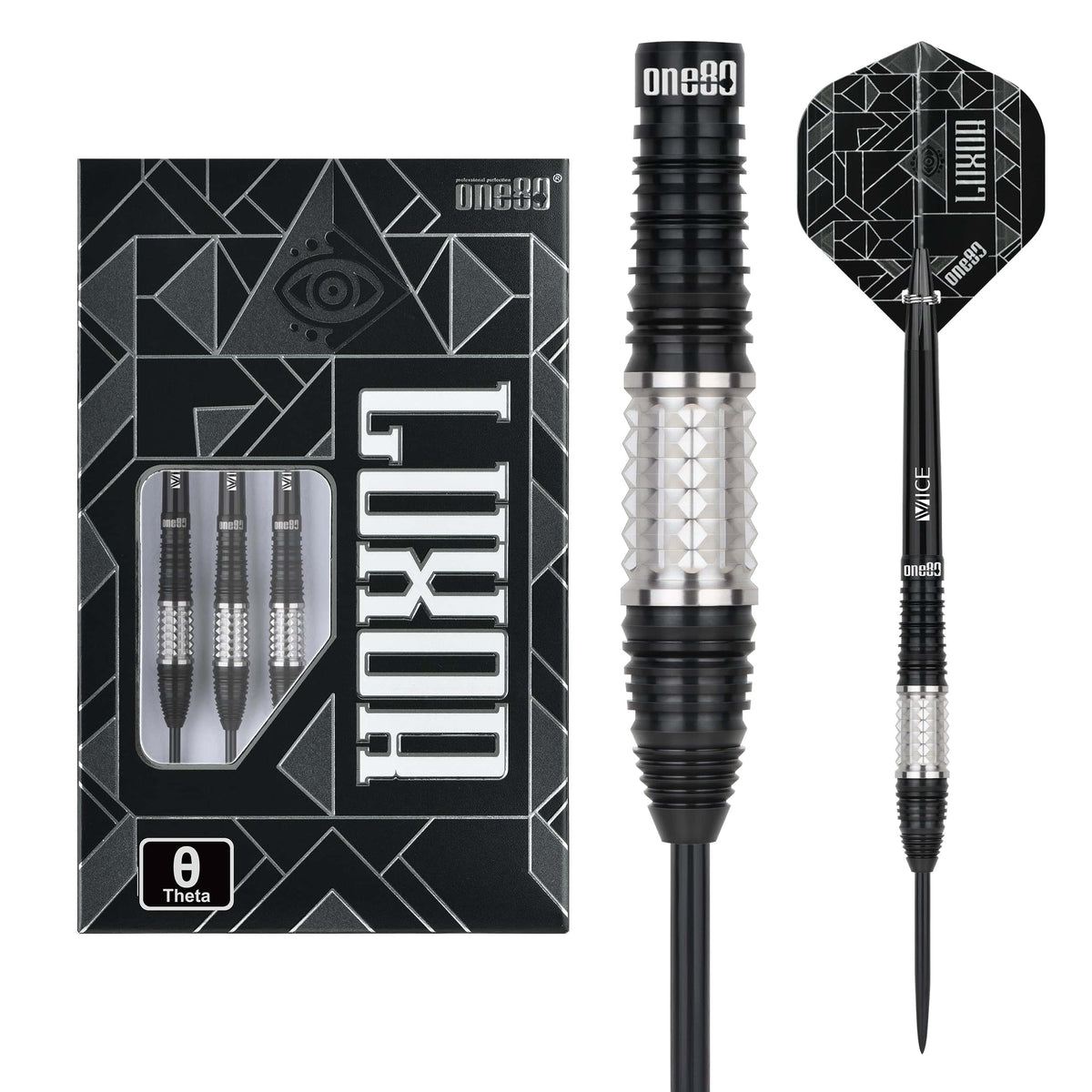 One80 Luxor II Darts - Steel Tip -90% Tungsten - Theta